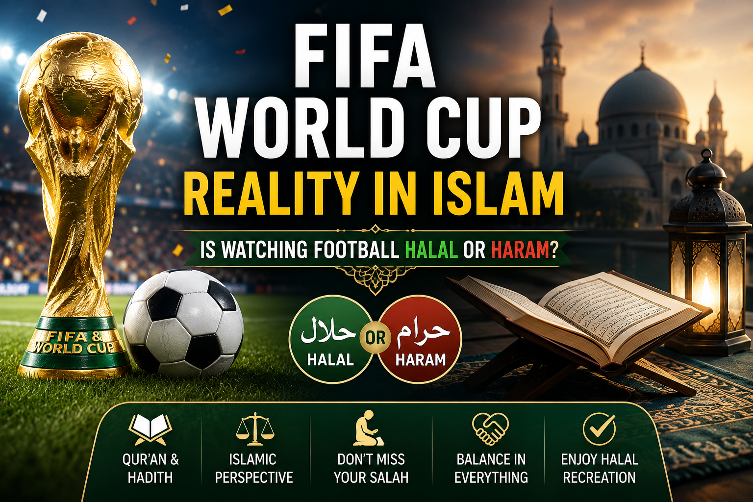 FIFA World Cup 2026 Reality in Islam: Is Watching Football Halal or Haram?