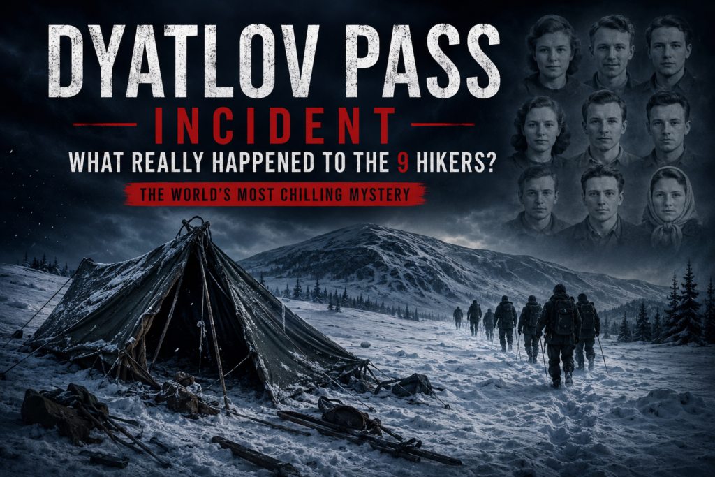 Dyatlov Pass Incident 1959 winter mountain campsite