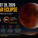 August 28, 2026: A deep partial lunar eclipse with Earth's shadow covering 96 percent of the Moon