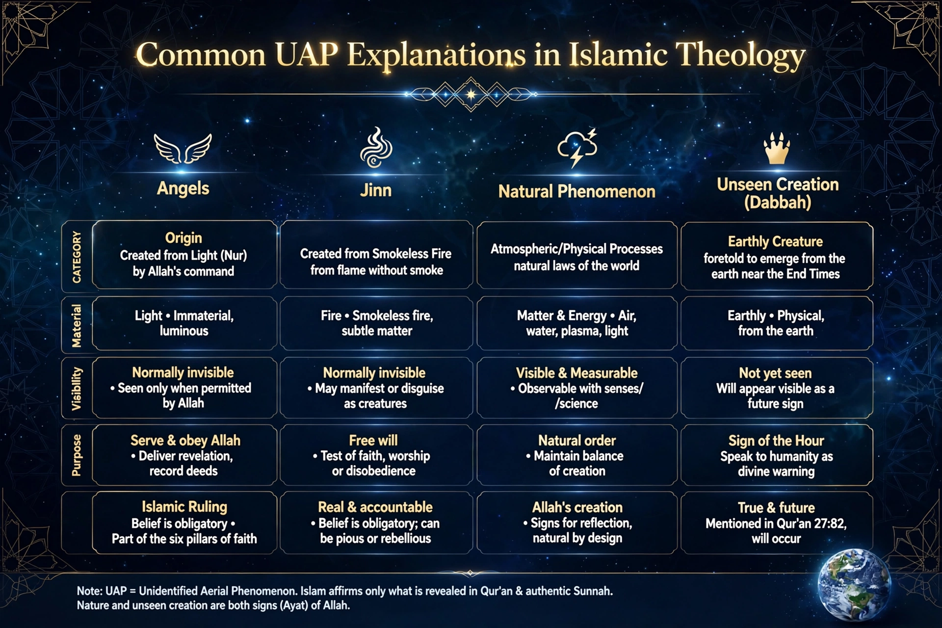 The Islamic Universe: 4 Known Creations (And The 5th Possibility)