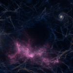 Cloud-9 ghost galaxy with almost no stars near Messier 94 dark matter halo