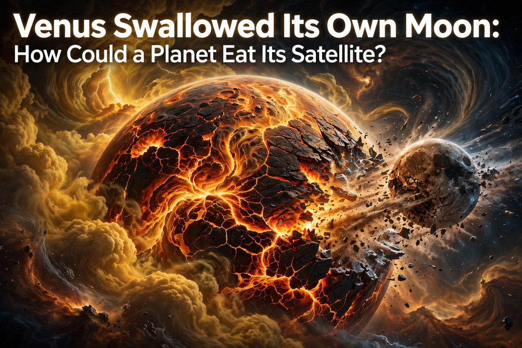 Venus Swallowed Its Own Moon: How Could a Planet Eat Its Satellite?