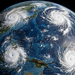 Four Typhoons at Once: The Extraordinary Satellite Image of November 2024